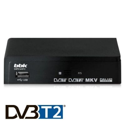 Лот: 13794757. Фото: 1. Приставка для цифр.ТВ BBK SMP014HDT2... Телевизоры