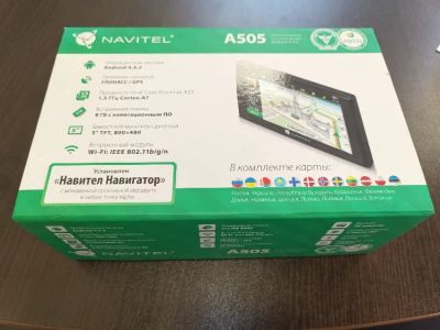Лот: 25406674. Фото: 1. навигатор Navitel А505. GPS-навигаторы