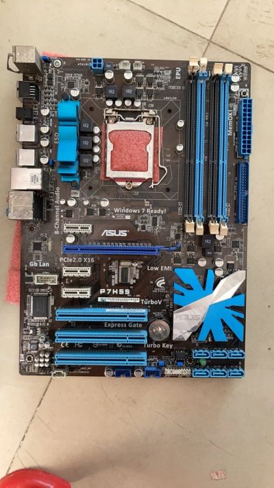 Лот: 17570233. Фото: 1. Asus P7H55. Материнские платы