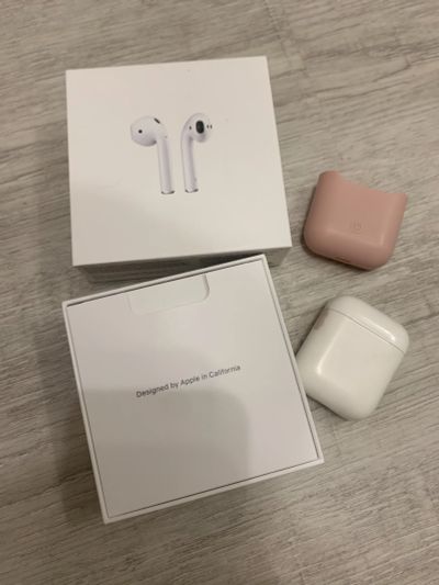 Лот: 18982856. Фото: 1. Наушники Apple AirPods. Наушники, гарнитуры