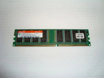 Лот: 480316. Фото: 1. Hynix PC3200U-30330 512 MB DDR1. Оперативная память