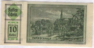 Лот: 1419974. Фото: 1. Австрия. Нотгельд. 10 геллер 1920г... Германия и Австрия