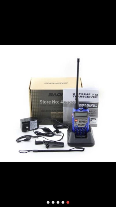 Лот: 5740843. Фото: 1. Рации Baofeng UV-5RE PLUS (blue... Рации, радиостанции