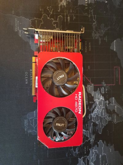 Лот: 20043340. Фото: 1. Palit Radeon HD 4870. Видеокарты