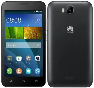 Лот: 8834531. Фото: 1. Смартфон Huawei Y5C 4.5" 8Gb Black... Смартфоны