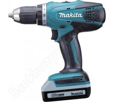 Лот: 10242017. Фото: 1. Дрель-шуруповерт Makita DF457DWLE. Электроинструмент