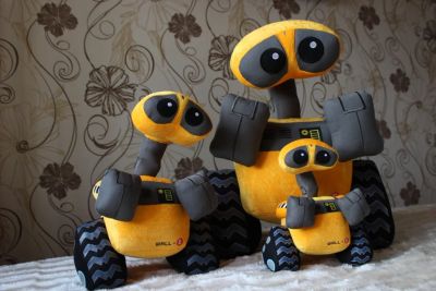 Лот: 2925307. Фото: 1. Плюшевый робот Wall-e Валли Отличный... Сувенирные мелочи