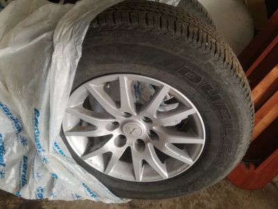 Лот: 16011548. Фото: 1. Шины + диски Mitsubishi Pajero... Шины на дисках