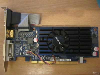 Лот: 8472861. Фото: 1. gigabyte gv n210sl-1gi. Видеокарты
