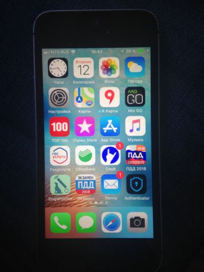 Лот: 11651394. Фото: 1. iPhone 5s 16gb space gray LTE... Смартфоны