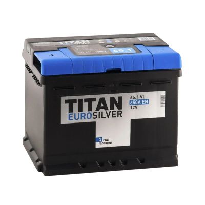Лот: 15935747. Фото: 1. аккумулятор Titan EUROSiLVER 65... Аккумуляторы