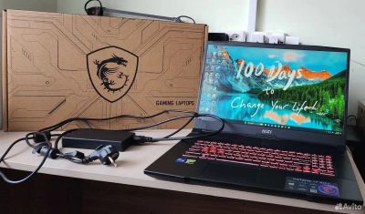 Лот: 21131881. Фото: 1. Новый MSI Katana 17 B12V 17.3... Ноутбуки