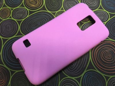 Лот: 11942322. Фото: 1. Чехол Samsung S5 i9600 G900 сиреневый... Чехлы, бамперы