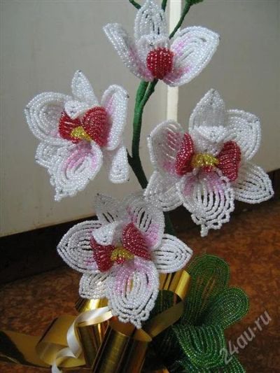 Лот: 1170681. Фото: 1. орхидея жемчужная. Фигурки, статуэтки