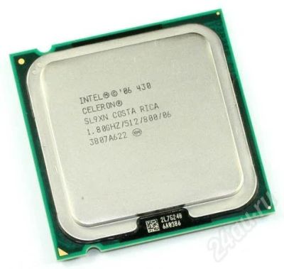 Лот: 401158. Фото: 1. Intel Celeron 430 Conroe-L (1800MHz... Процессоры