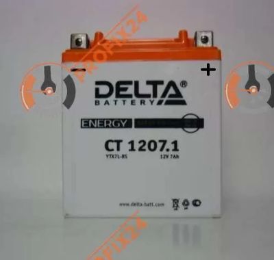 Лот: 14582559. Фото: 1. Аккумулятор DELTA CT 1207 7 А... Аккумуляторы