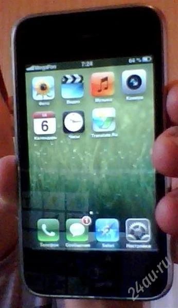 Лот: 2187211. Фото: 1. Apple iPhone 3gs 16 гб, белый... Телефоны CDMA