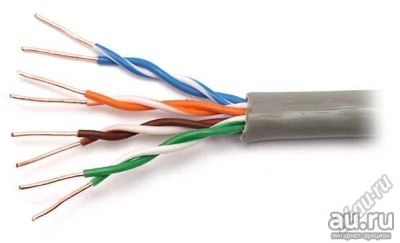 Лот: 16153506. Фото: 1. UTP 5E кабель провод витая пара... Провода, кабели