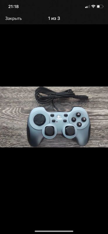 Лот: 18080281. Фото: 1. Джойстик Logitech. Рули, джойстики