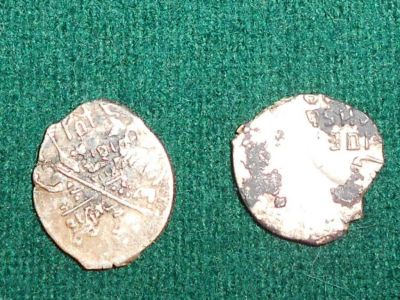 Лот: 5890313. Фото: 1. Чешуя.Лот из двух монет.Серебро... Россия до 1917 года