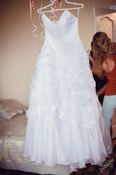 Лот: 7272883. Фото: 1. Платье свадебное, цвет- белый. Свадебные платья