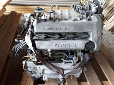 Лот: 9954464. Фото: 1. Двигатель sr20de nissan serena... Двигатель и элементы двигателя