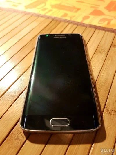 Лот: 10632473. Фото: 1. Samsung Galaxy S6 Edge чёрный... Смартфоны