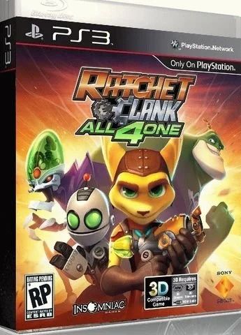 Лот: 14361357. Фото: 1. Ratchet & Clank All For One [PS3... Игры для консолей