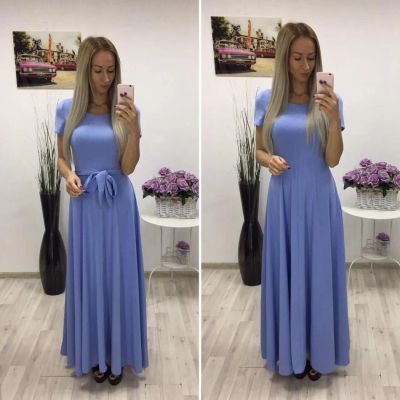 Лот: 10475218. Фото: 1. х) Платье женское однотонное в... Платья