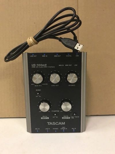 Лот: 10113593. Фото: 1. Tascam US-144mkII MK2 USB 2.0... Микшеры, предусилители, микрофонные эффекты