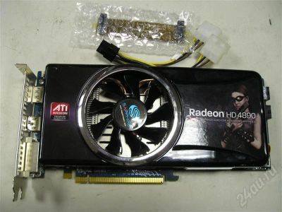 Лот: 600558. Фото: 1. Sapphire Radeon HD4890! 1024 mb... Видеокарты