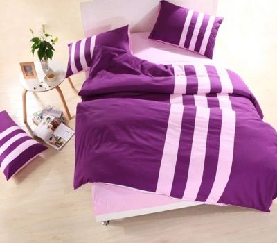 Лот: 3091773. Фото: 1. КПБ "Adidas", сатин-делюкс, Евро... Постельное бельё