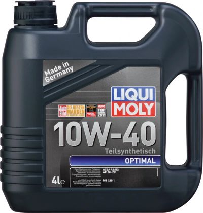 Лот: 8334629. Фото: 1. Liqui Moly Optimal 10W-40 SL/CF... Масла, жидкости