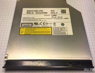 Лот: 8846808. Фото: 1. Привод DVD RW Panasonic UJ890... Приводы CD, DVD, BR, FDD