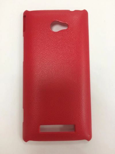 Лот: 10526480. Фото: 1. Чехол HTC 8X Пластик Красный Pixel... Чехлы, бамперы