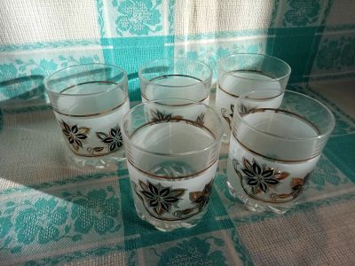 Лот: 25390763. Фото: 1. Стаканы из прозрачного стекла... Кружки, стаканы, бокалы