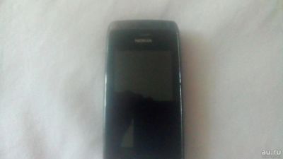 Лот: 9861760. Фото: 1. Телефон Nokia Asha 309, черный. Кнопочные мобильные телефоны