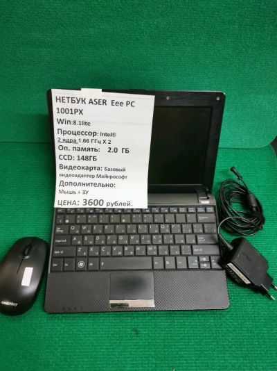 Лот: 19298317. Фото: 1. Нетбук Asus Eee Pc 1001px (1179C... Ноутбуки