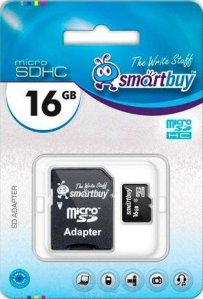 Лот: 3921156. Фото: 1. Новая карта памяти MicroSd 16Gb... Карты памяти