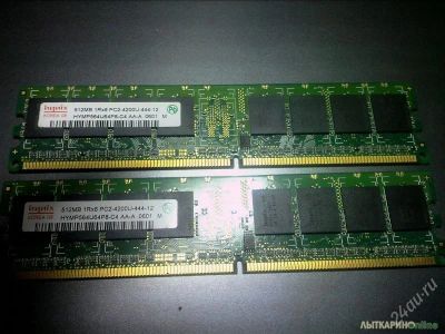 Лот: 1490788. Фото: 1. Оперативная память HYNIX 512mb... Оперативная память