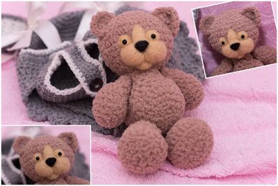 Лот: 4851342. Фото: 1. Мишка-косолапый. Авторские куклы, игрушки, поделки