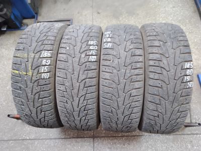 Лот: 25644783. Фото: 1. 4шт 185-60-15 Hankook Winter i... Шины