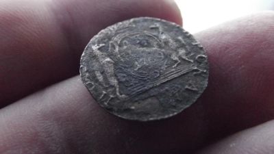 Лот: 11095475. Фото: 1. Редкая сибирская денга 1769 года... Россия до 1917 года