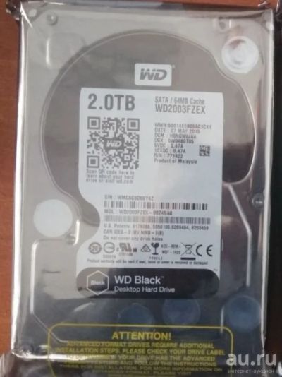 Лот: 8046774. Фото: 1. Western Digital WD2003FZEX новый... Жёсткие диски (HDD)
