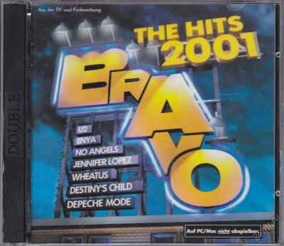 Лот: 5940956. Фото: 1. BRAVO THE HITS 2001, 2CD. Аудиозаписи