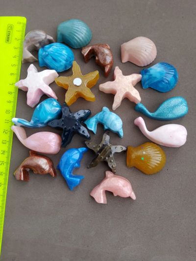 Лот: 21065155. Фото: 1. Магниты с морской тематикой. Авторские куклы, игрушки, поделки