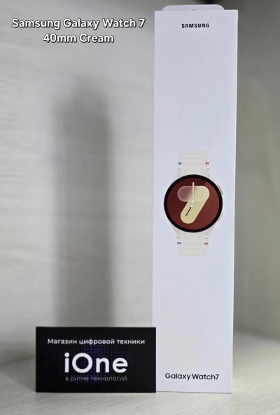 Лот: 25244195. Фото: 1. Samsung Galaxy Watch 7 40mm Cream... Смарт-часы, фитнес-браслеты, аксессуары