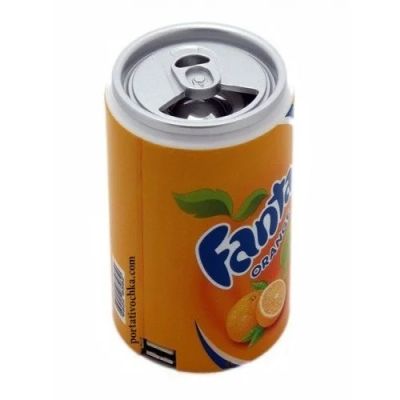 Лот: 9296804. Фото: 1. Колонки - банка Fanta (высота... Акустические системы
