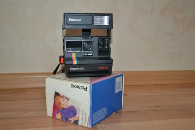 Лот: 7857487. Фото: 1. Polaroid 635 CL работающий!!!. Polaroid