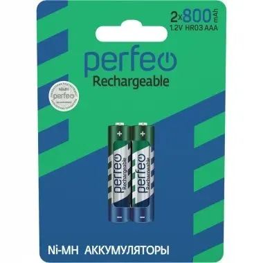 Лот: 25795168. Фото: 1. Аккумулятор Perfeo R03 (800ma... Батарейки, аккумуляторы, элементы питания